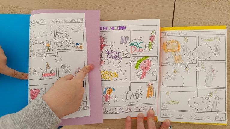Cuaderno de cómic para trabajar técnicas de estudio